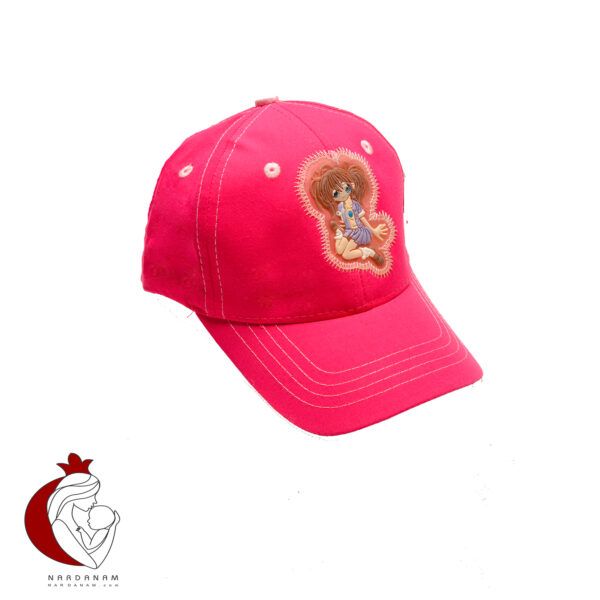 کلاه کپ دخترانه طرح انیمه Tidi kidy مناسب برای 3 تا 7 سال